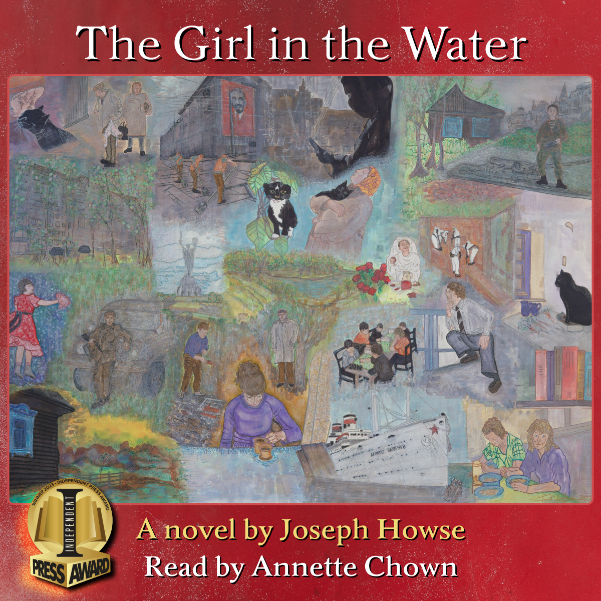 Cover of the audiobook edition of The Girl in the Water